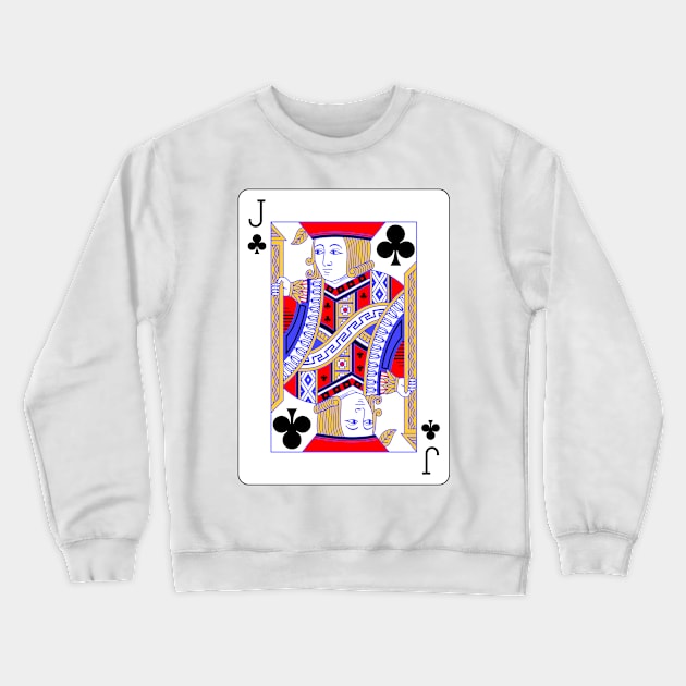 Jack of Clubs Crewneck Sweatshirt by Ziggy's